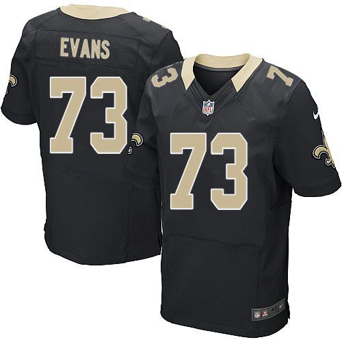باستا شيل Nike Saints #73 Jahri Evans Black Team Color Men's Stitched NFL ... باستا شيل