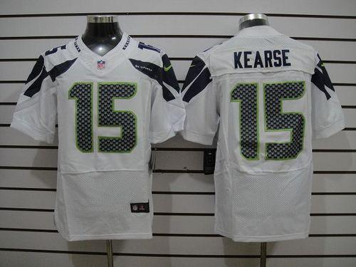  Seahawks #15 Jermaine Kearse White Men's Stitched NFL Elite Jersey