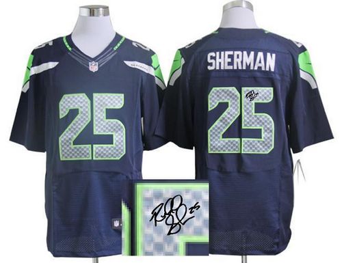 richard sherman autographed jersey