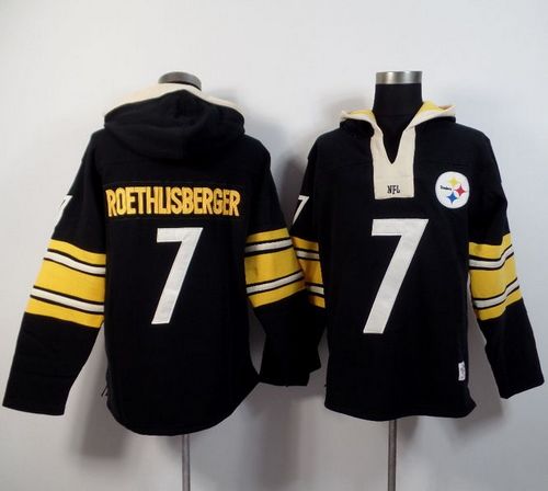 Pittsburgh Steelers #7 Ben Roethlisberger Black Player Winning Method Pullover NFL Hoodie