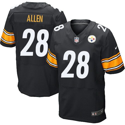  Steelers #28 Cortez Allen Black Team Color Men's Stitched NFL Elite Jersey