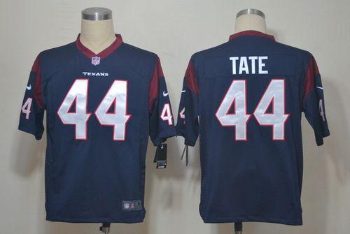  Texans #44 Ben Tate Navy Blue Team Color Men's Stitched NFL Game Jersey