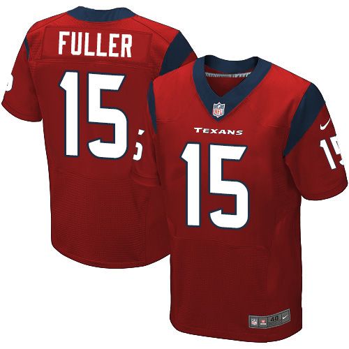  Texans #15 Will Fuller Red Alternate Men's Stitched NFL Elite Jersey