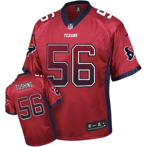  Texans #56 Brian Cushing Red Alternate Men's Stitched NFL Elite Drift Fashion Jersey