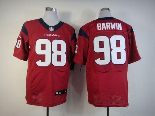  Texans #98 Connor Barwin Red Alternate Men's Stitched NFL Elite Jersey