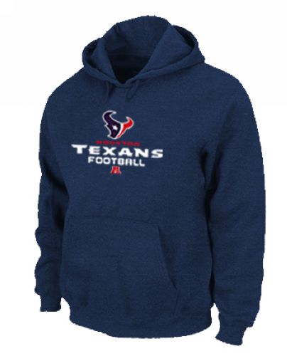 Houston Texans Critical Victory Pullover Hoodie Dark Blue