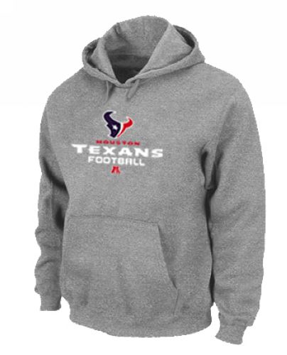Houston Texans Critical Victory Pullover Hoodie Grey