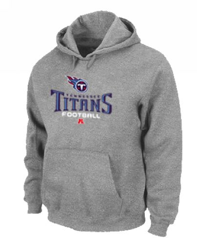 Tennessee Titans Critical Victory Pullover Hoodie Grey