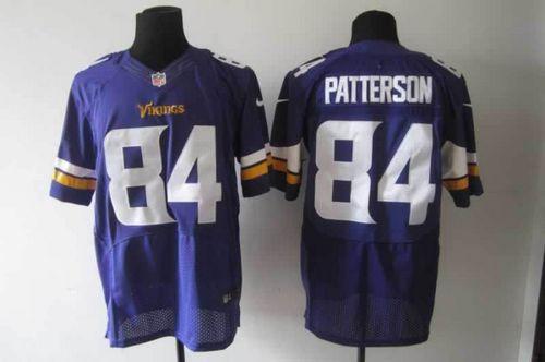  Vikings #84 Cordarrelle Patterson Purple Team Color Men's Stitched NFL Elite Jersey