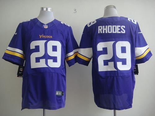  Vikings #29 Xavier Rhodes Purple Team Color Men's Stitched NFL Elite Jersey
