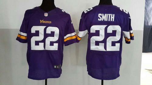  Vikings #22 Harrison Smith Purple Team Color Men's Stitched NFL Elite Jersey