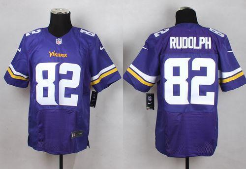  Vikings #82 Kyle Rudolph Purple Team Color Men's Stitched NFL Elite Jersey