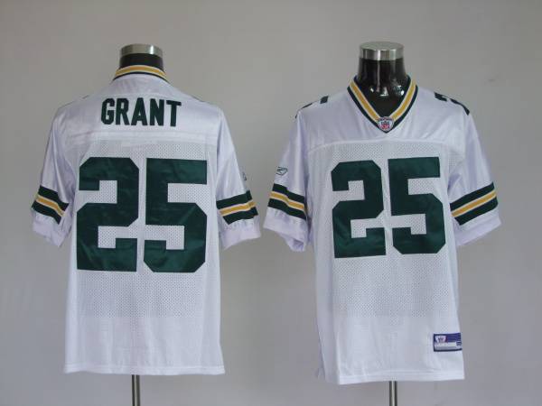 Packers #25 Ryan Grant White Stitched NFL Jersey