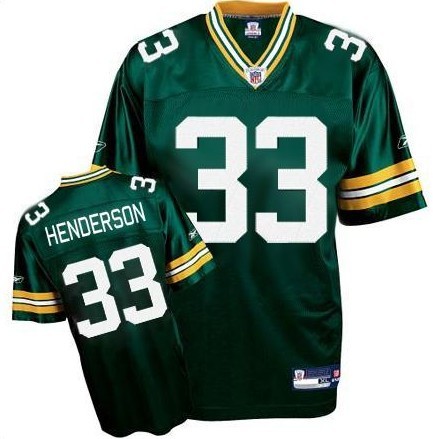 Packers #33 William Henderson Green Stitched NFL Jersey