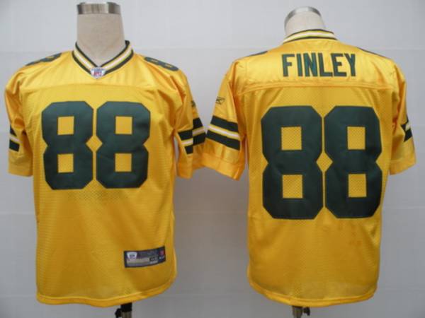 Packers #88 Jermichael Finley Yellow Stitched NFL Jersey