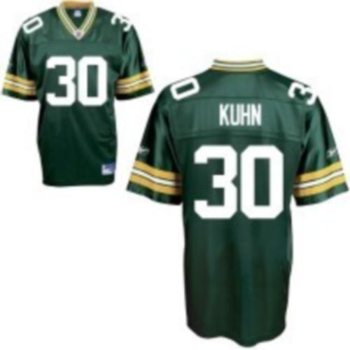 Packers #30 John Kuhn Green Stitched NFL Jersey