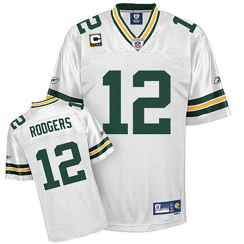 aaron rodgers captain patch jersey
