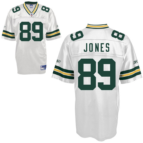 Packers #89 James Jones White Stitched NFL Jersey
