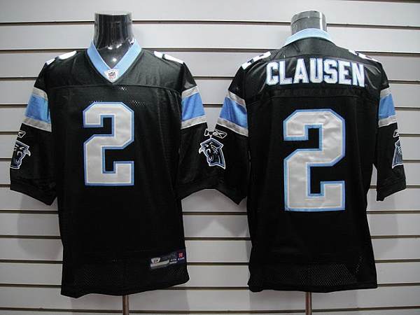 Cheapest Panthers #2 Jimmy Clausen Black Stitched NFL Jersey Sale ...