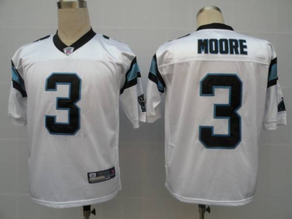 Panthers #3 Matt Moore White Stitched NFL Jersey