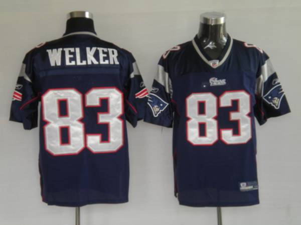 Patriots #83 Wes Welker Dark Blue Stitched NFL Jersey