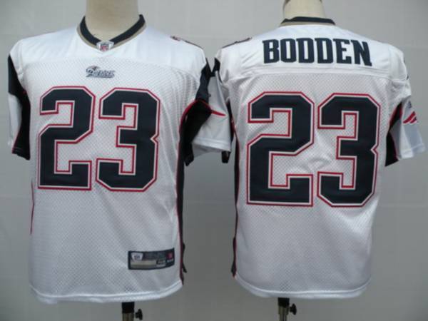 Patriots #23 Leigh Bodden White Stitched NFL Jersey