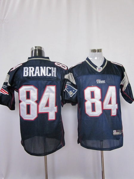 Patriots #84 Deion Branch Dark Blue Stitched NFL Jersey
