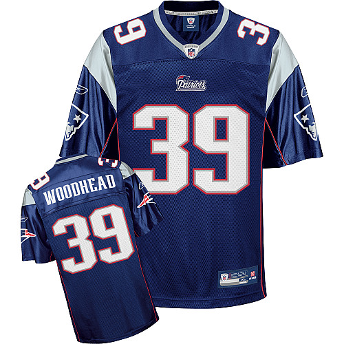 Patriots #39 Danny Woodhead Dark Blue Stitched NFL Jersey