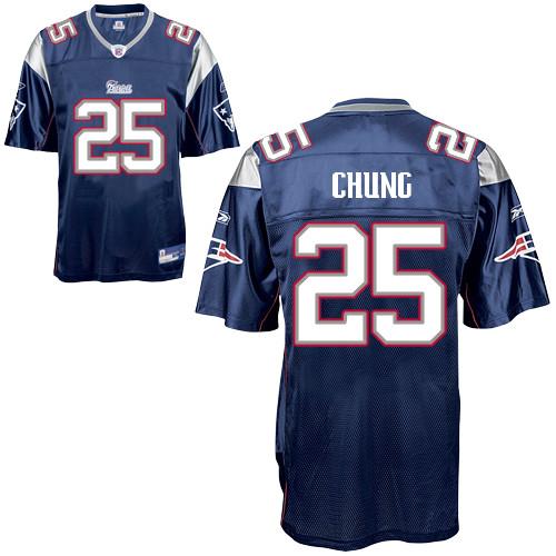 Patriots #25 Patrick Chung Dark blue Stitched NFL Jersey