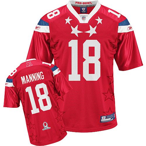 Cheapest Colts #18 Peyton Manning 2011 Red Pro Bowl Stitched NFL ...