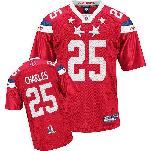 Chiefs #25 Jamaal Charles 2011 Red Pro Bowl Stitched NFL Jersey