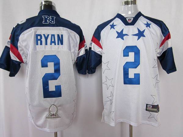 Falcons #2 Matt Ryan 2011 White and Blue Pro Bowl Stitched NFL Jersey