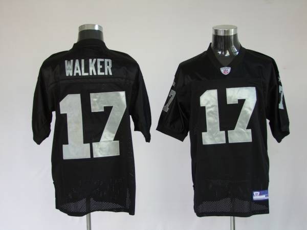 Raiders Wes Welker #17 Stitched Black NFL Jersey