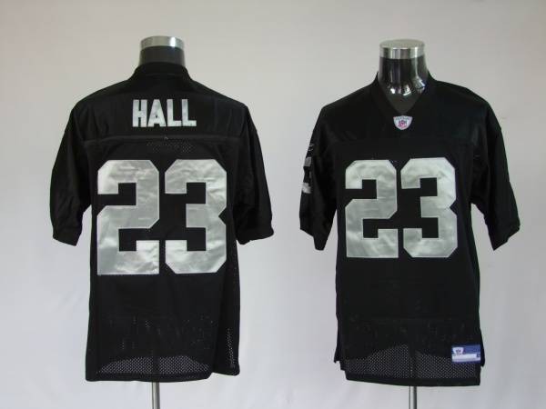 Raiders DeAngelo Hall #23 Stitched Black NFL Jersey