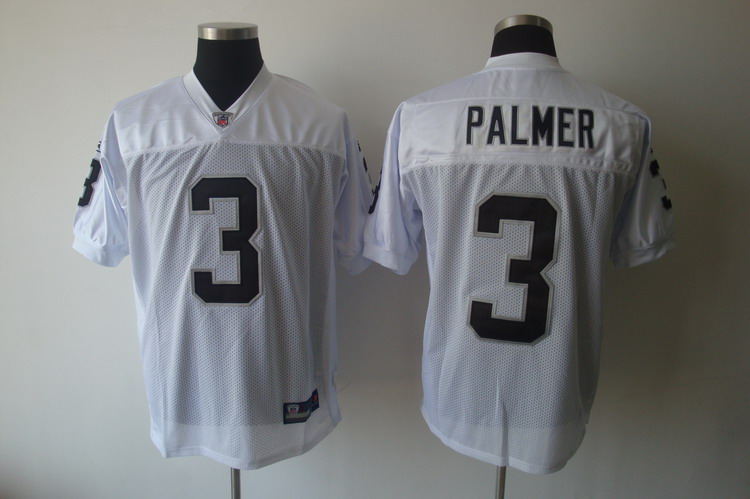 Raiders #3 Carson Palmer White Stitched NFL Jersey