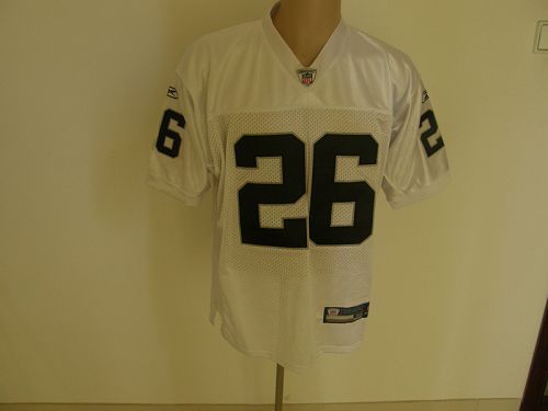 Raiders #26 Stanford Routt White Stitched NFL Jersey