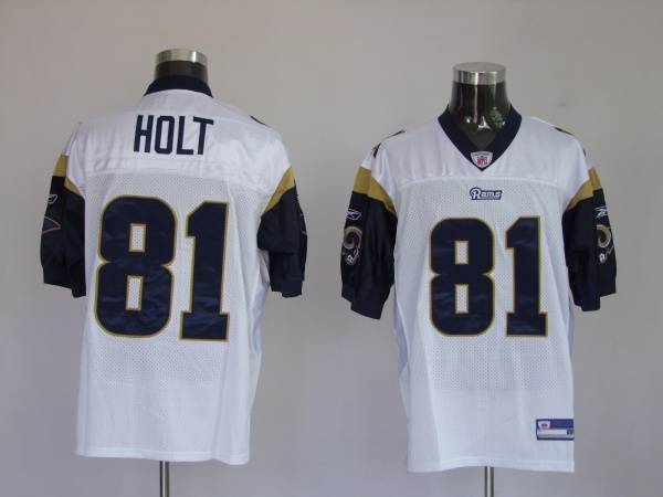 Rams  #81 Torry Holt Stitched White NFL Jersey