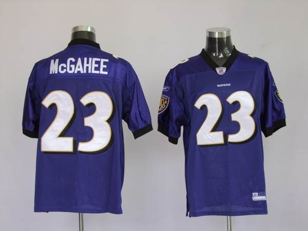 Ravens #23 Willis McGahee Purple Stitched NFL Jersey