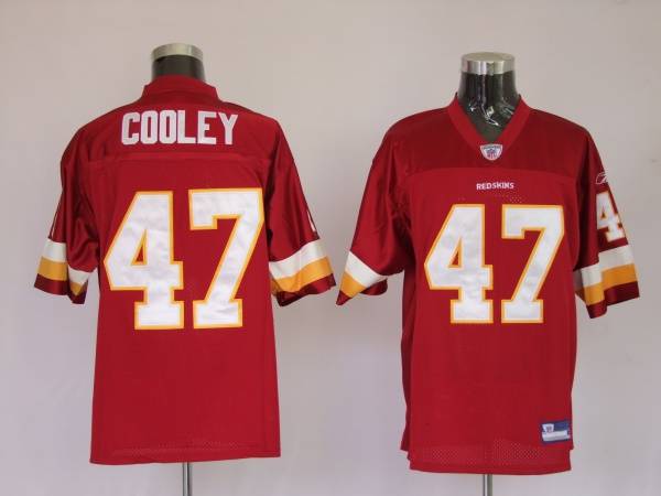 Redskins #47 Chris Cooley Stitched Red NFL Jersey