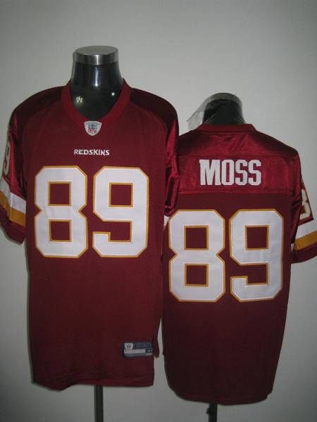 Redskins #89 Santana Moss Stitched Red NFL Jersey