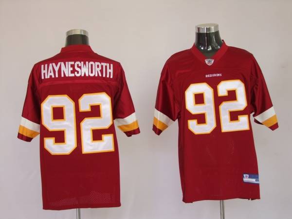 Redskins #92 Albert Haynesworth Stitched Red NFL Jersey