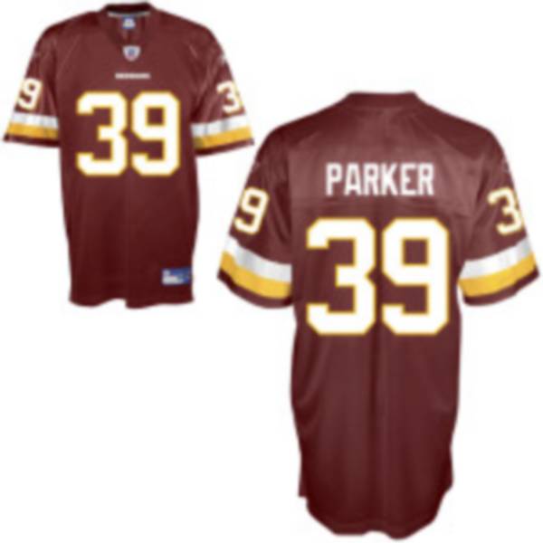 Redskins #39 Willie Parker Stitched Red NFL Jersey