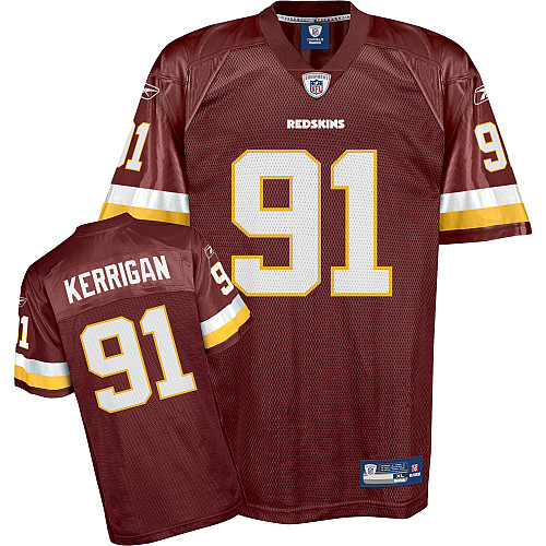 Cheapest Redskins #91 Ryan Kerrigan Red Stitched NFL Jersey Sale ...