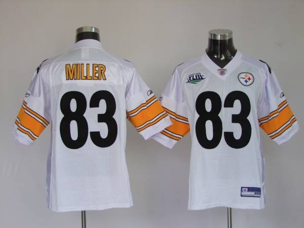 Steelers #83 Heath Miller White Stitched NFL Jersey