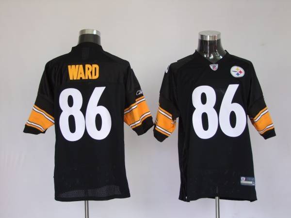 Steelers #86 Hines Ward Black Stitched NFL Jersey