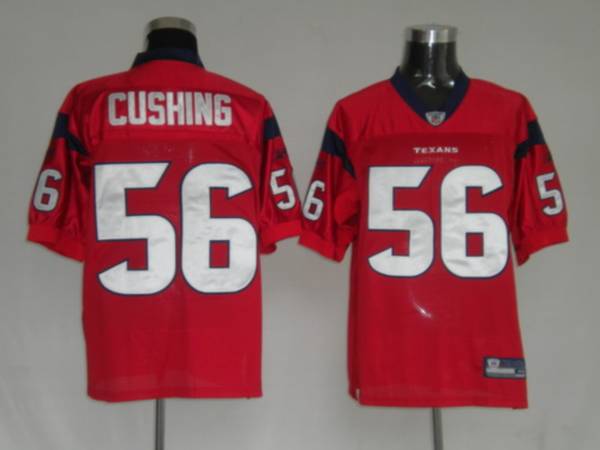 Texans Brian Cushing #56 Red Stitched NFL Jersey