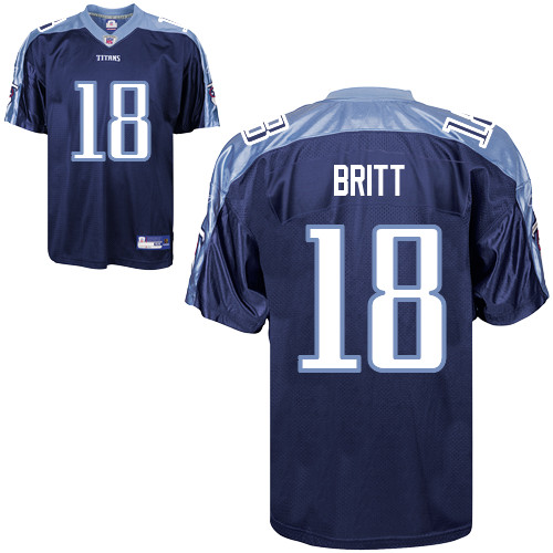 Titans #18 Kenny Britt Stitched Dark Blue NFL Jersey