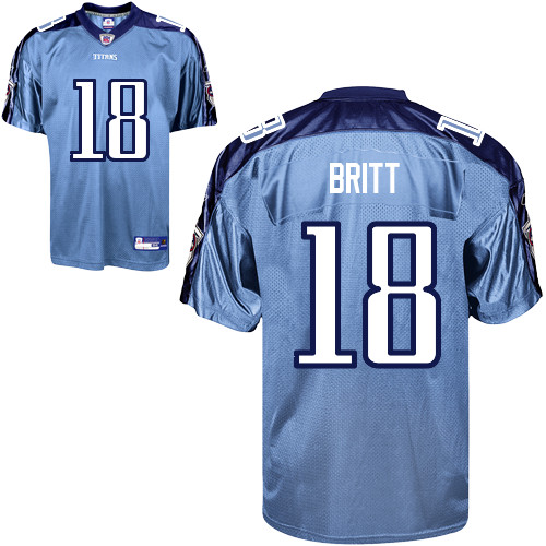 Titans #18 Kenny Britt Stitched Baby Blue NFL Jersey