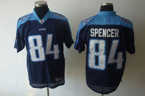 Titans #84 Owen Spencer Dark Blue Stitched NFL Jersey