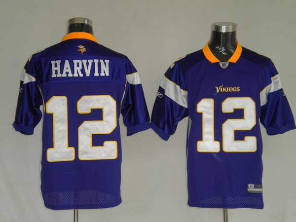 Vikings #12 Percy Harvin Purple Stitched NFL Jersey